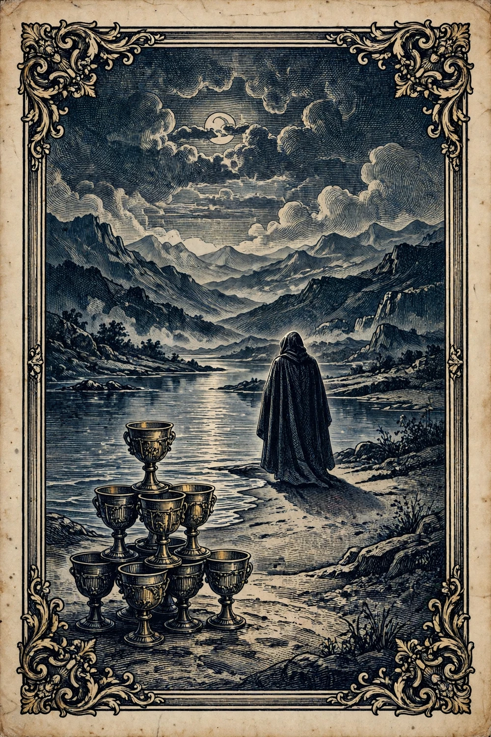 Tarot: Kupalar Beş