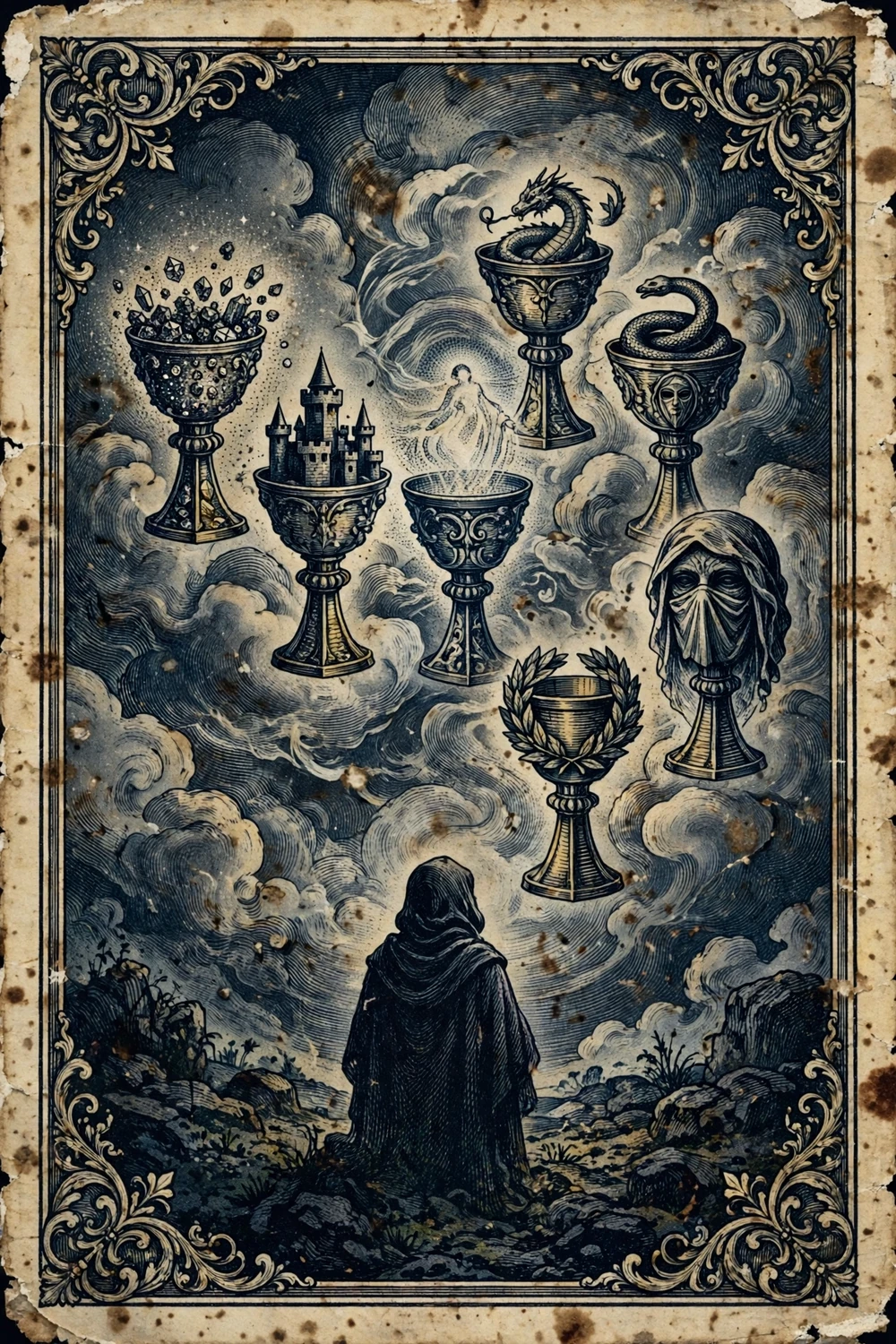 Tarot: Kupalar Dört